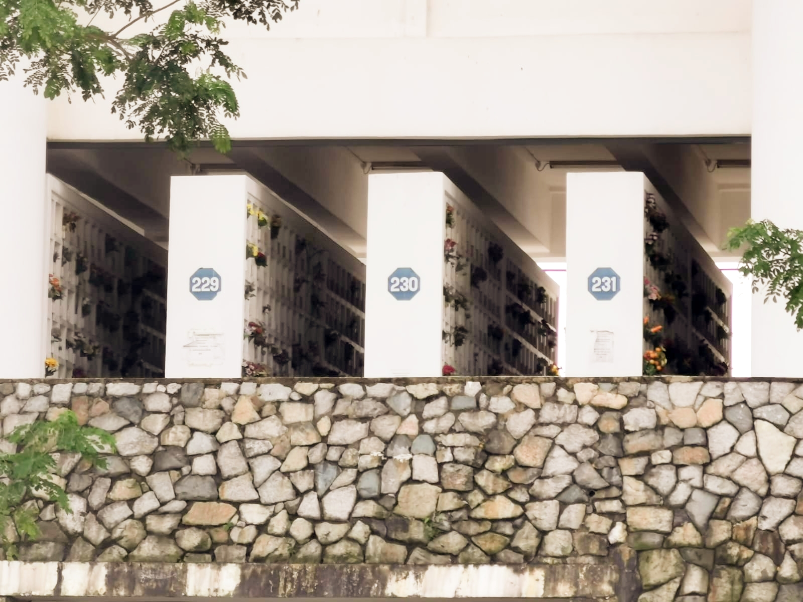 Mandai Columbarium Walls