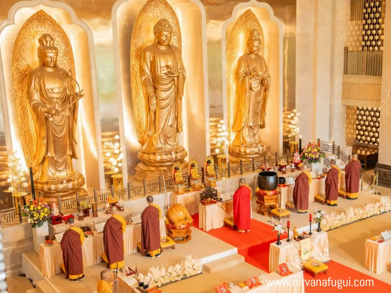 Prayer ceremony for peaceful blessings and remembrance.
