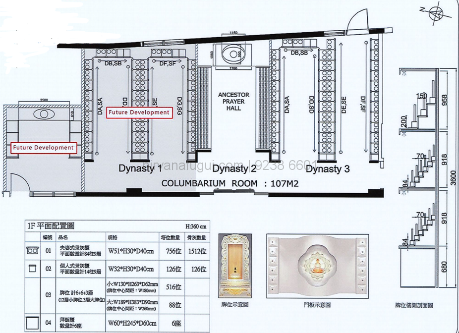 Lin San Temple 灵山寺 Interior Layout