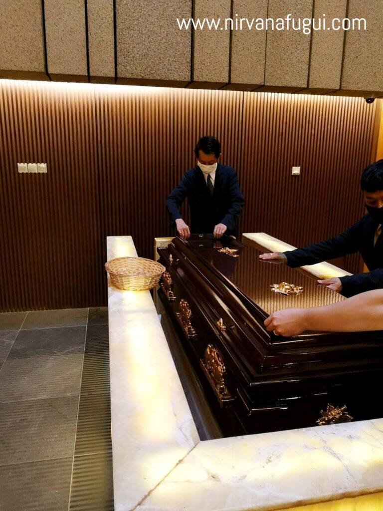 The team is preparing for funeral ceremony