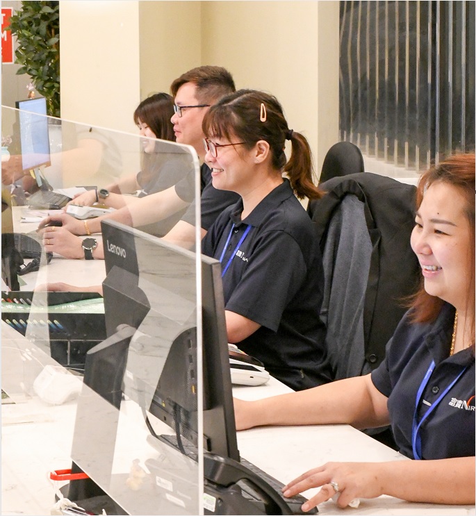 The customer service team at Nirvana Singapore aims to ensure that all inquiries and requests are handled promptly and efficiently