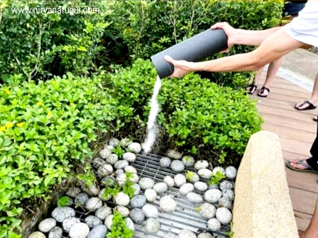 Scattering ashes inland at Garden of Peace