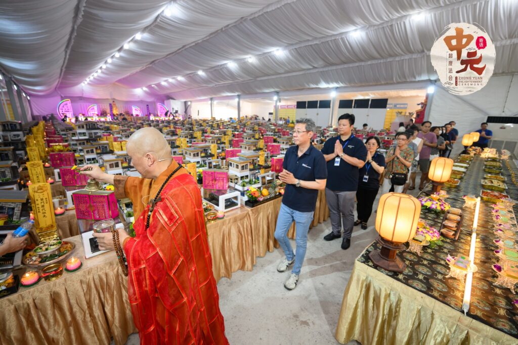 Zhong Yuan Enlightenment Ceremony 2023 at Nirvana Singapore