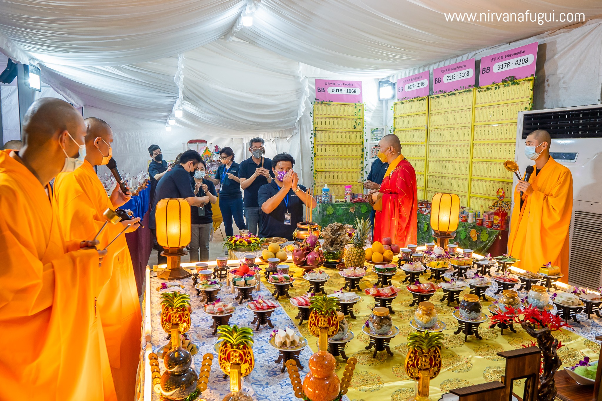 Zhong Yuan Jie (Ghost Festival) at Nirvana Columbarium