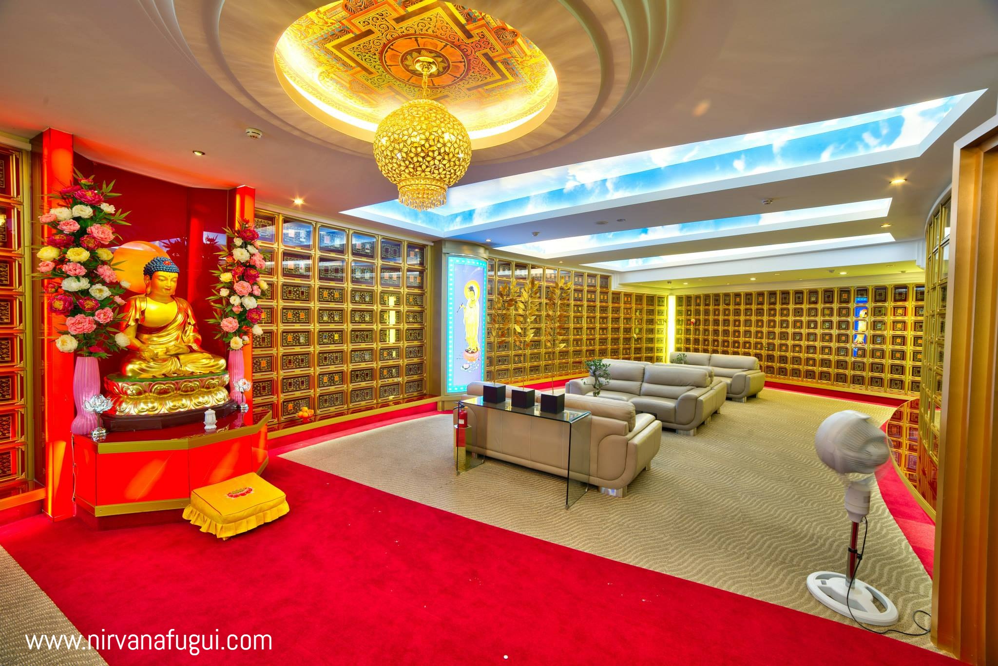 This columbarium is traditional-style, cater for Singapore Chinese.