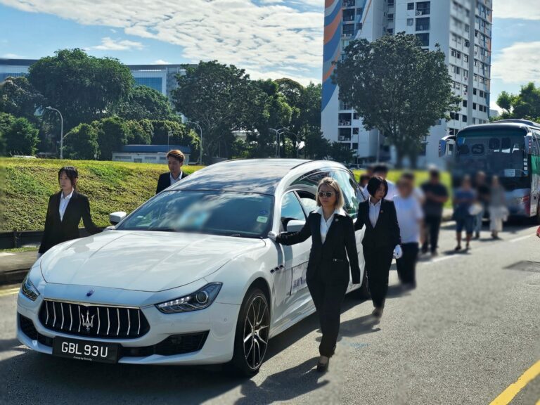 Hearse Escort Team from Nirvana Singapore