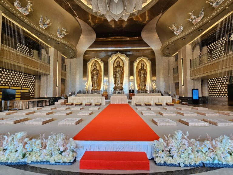 Setting of Liang Chanting Ceremony at Nirvana Singapore