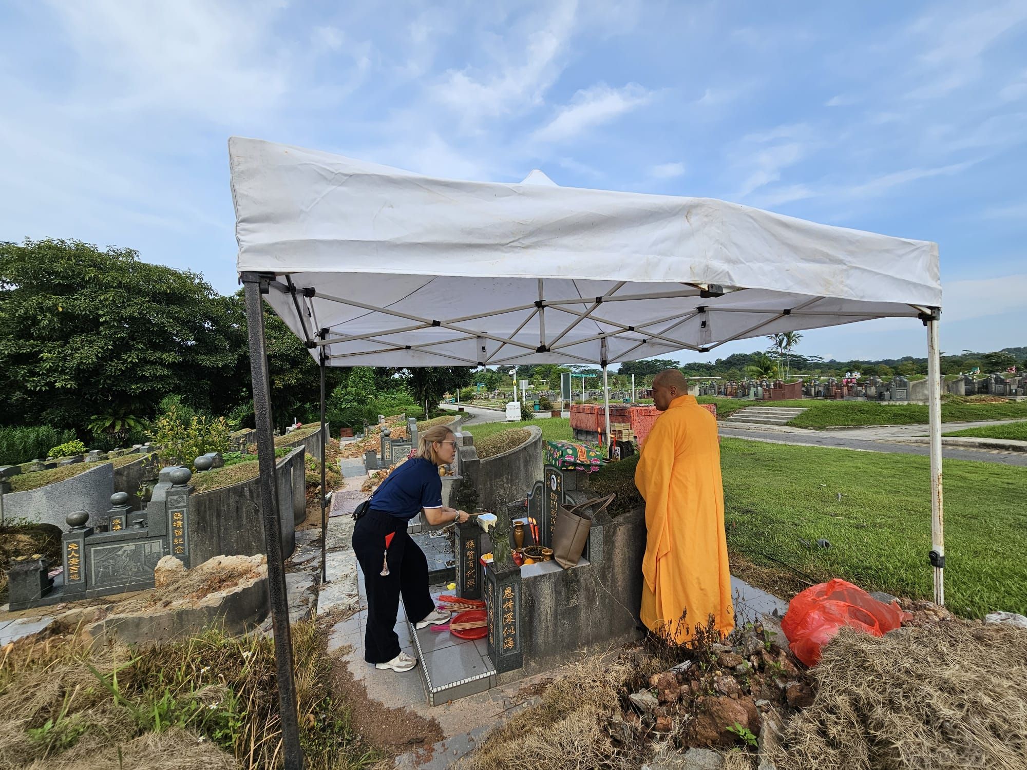 Relocation Ceremony Phase 9 Exhumation Singapore | Grave Relocation to Nirvana Singapore