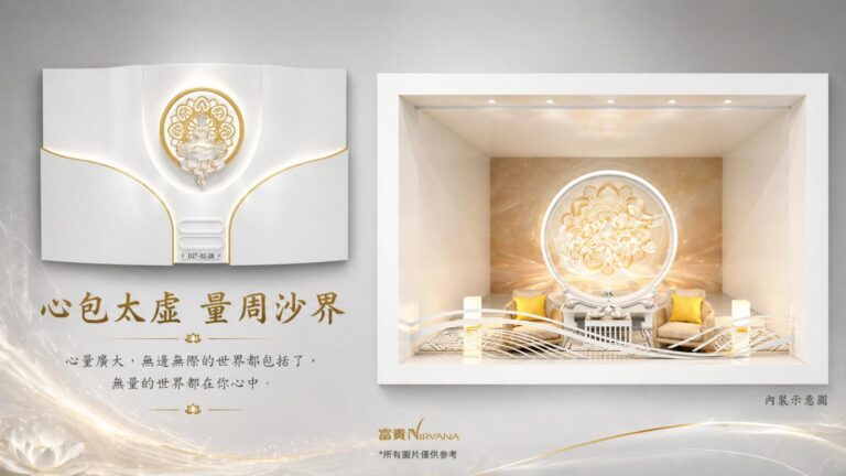 富贵山庄 H510 双人骨灰塔内装示意图 法光阁高端套间