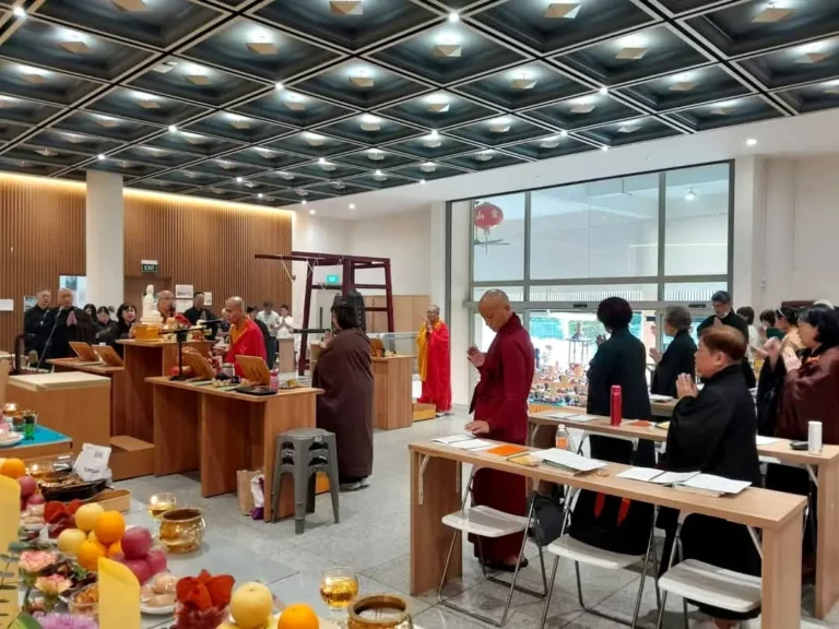 Ullambana Prayer Ceremony in progress