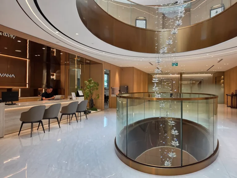 Administrative services are located on the third floor of the building